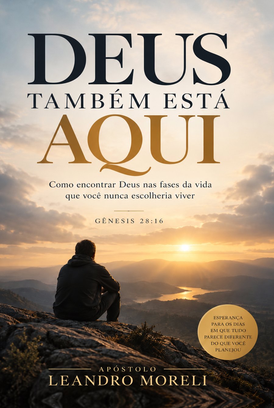Capa de EBOOK - Deus Também Está Aqui